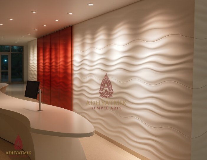 Designer Corian Wall Panel img 2- adhyatmik temple arts