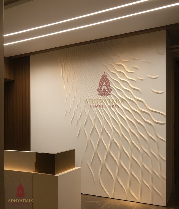 Designer Corian Wall Panel img 3- adhyatmik temple arts