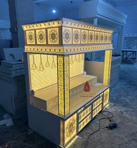 Korian Temple with light- Adhyatmik Temple Arts