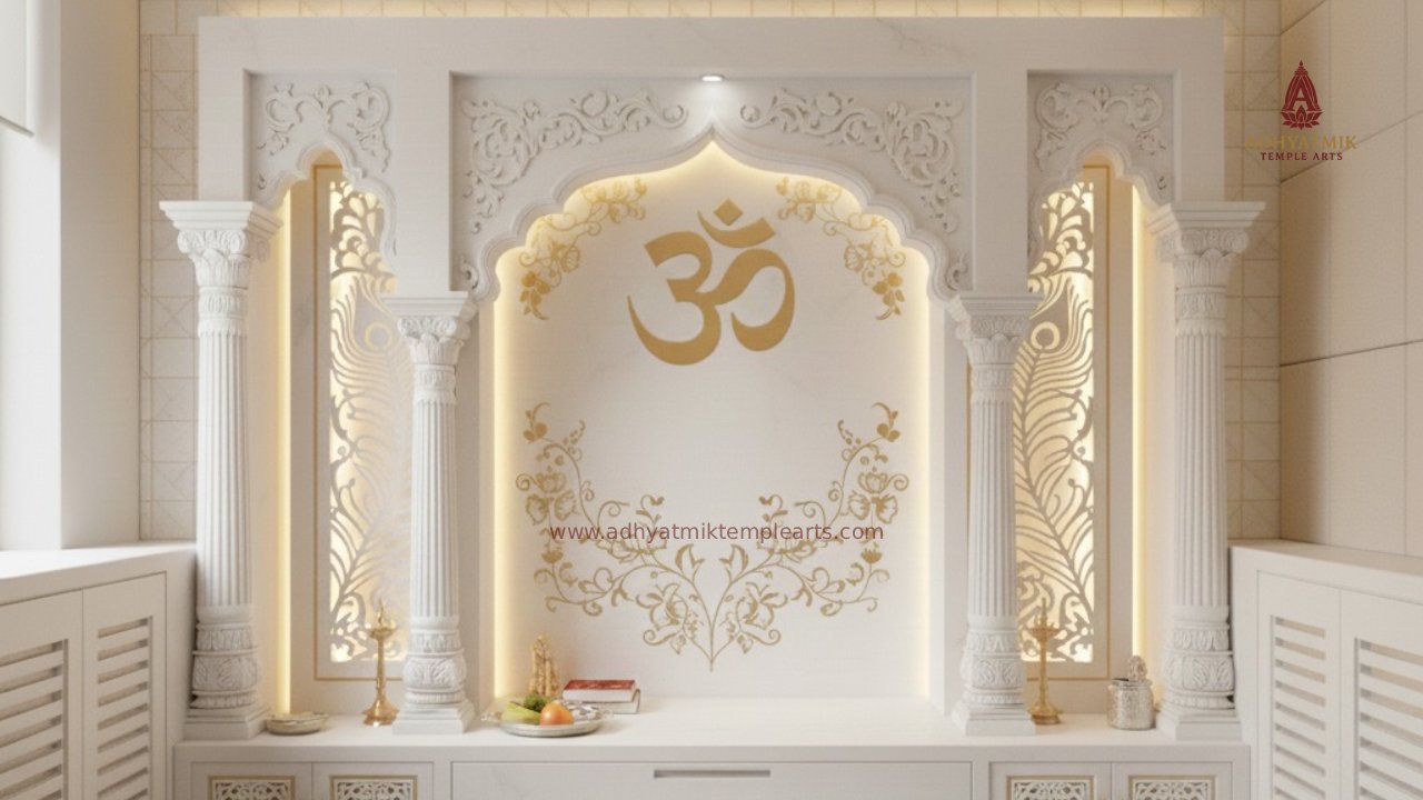 Luxury corian mandir img 10- adhyatmik temple arts
