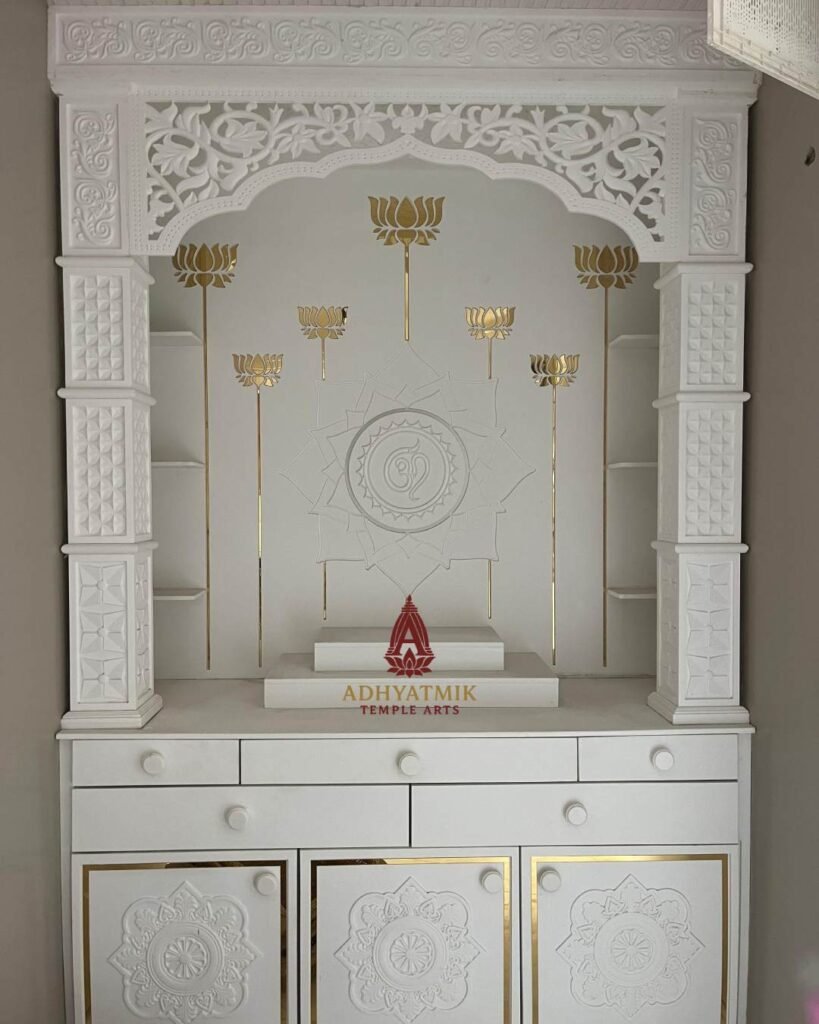 Luxury corian mandir img3- adhyatmik temple arts