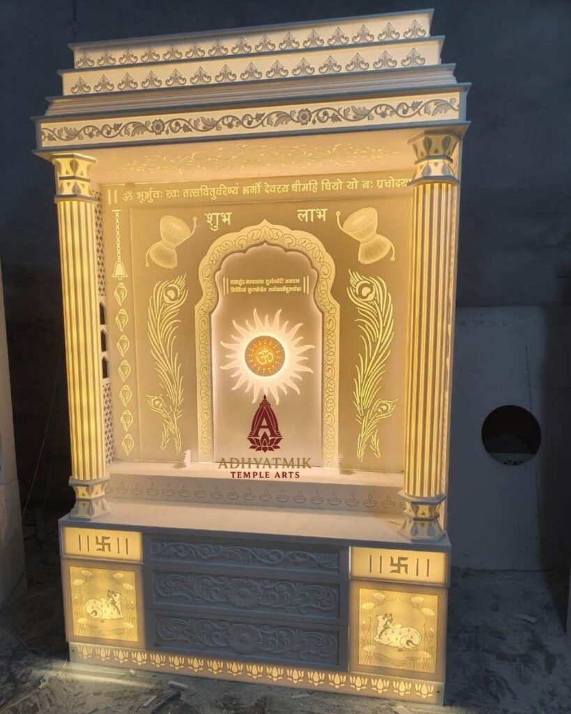Luxury corian mandir img4- adhyatmik temple arts