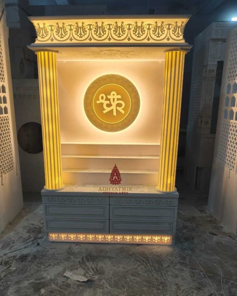 Luxury corian mandir img6- adhyatmik temple arts