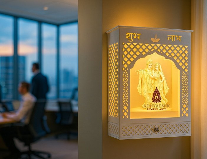 Small Korian Marble Temple 2- adhyatmik temple arts