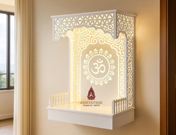 Small Korian Marble Temple 3- adhyatmik temple arts