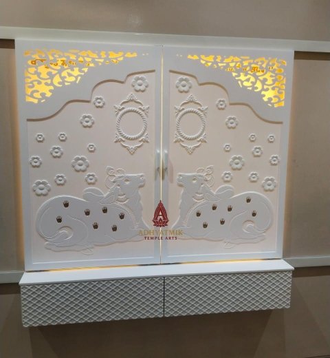 Small Korian Temple with light- Adhyatmik Temple Arts