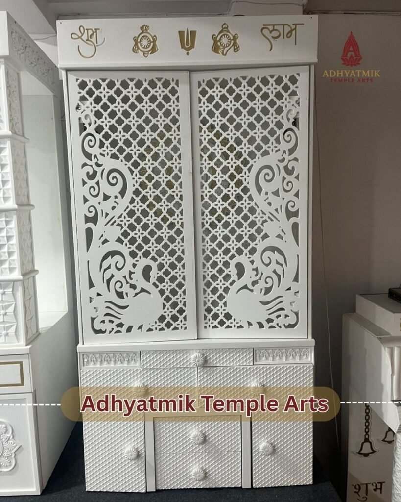 3D Layer Korian Mandir with Door img2- Adhyatmik Temple Arts