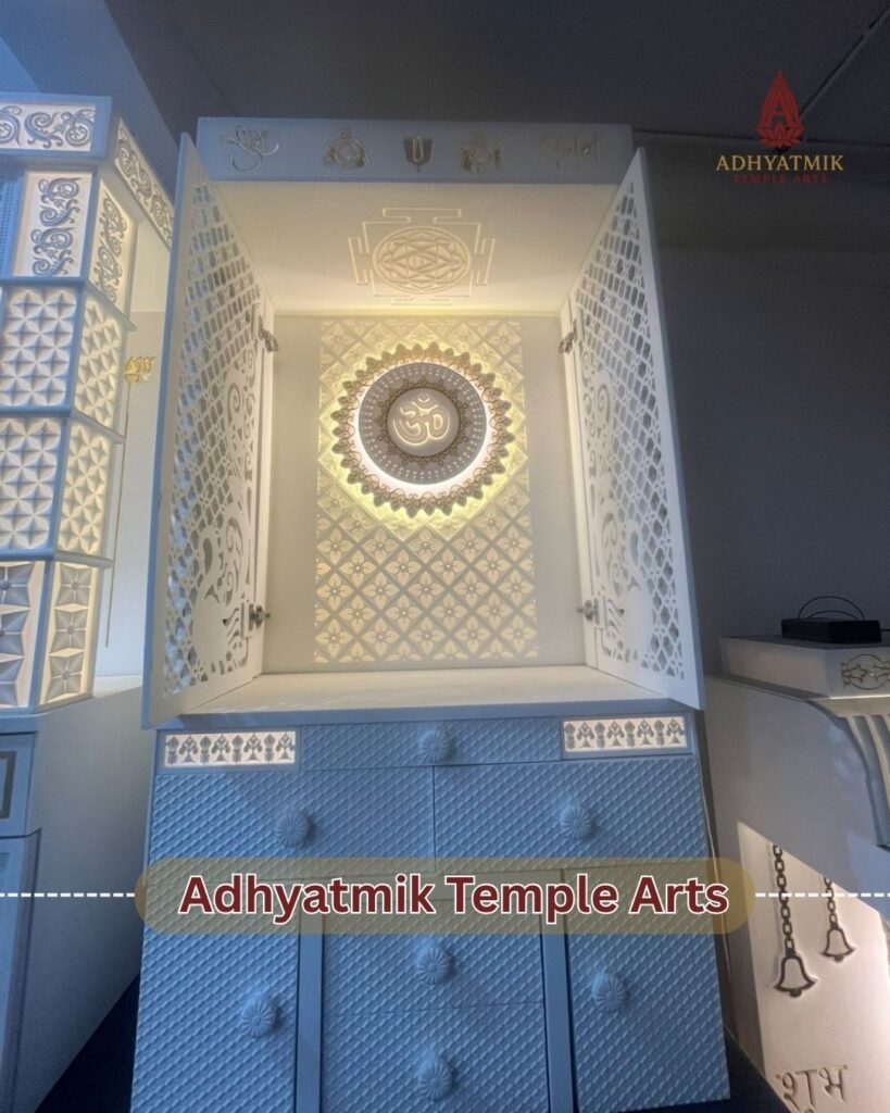 3D Layer Korian Mandir with Door img4- Adhyatmik Temple Arts