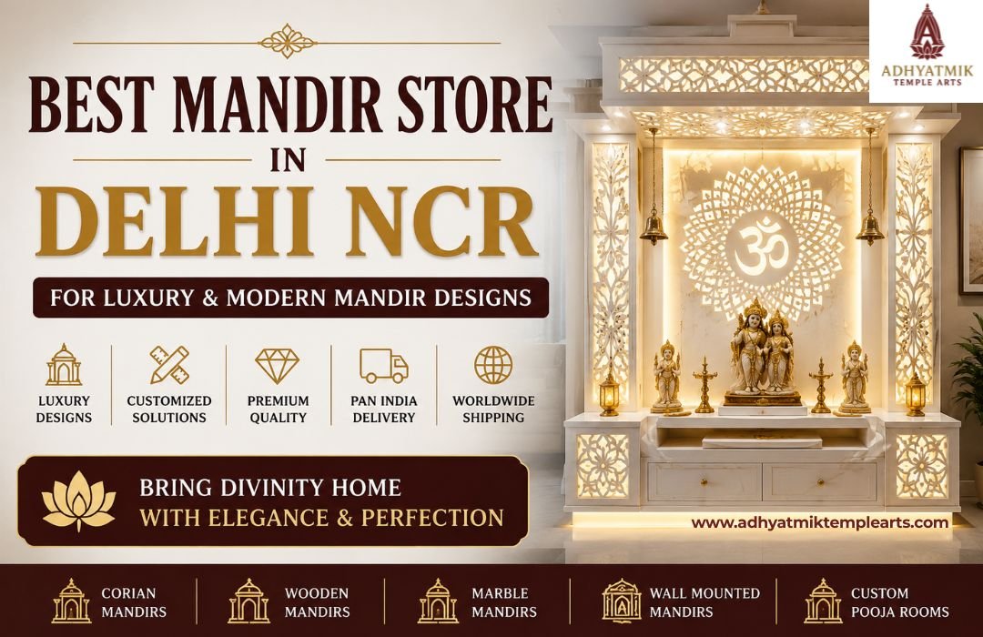 Best Mandir Store in Delhi NCR for Luxury & Modern Mandir Designs
