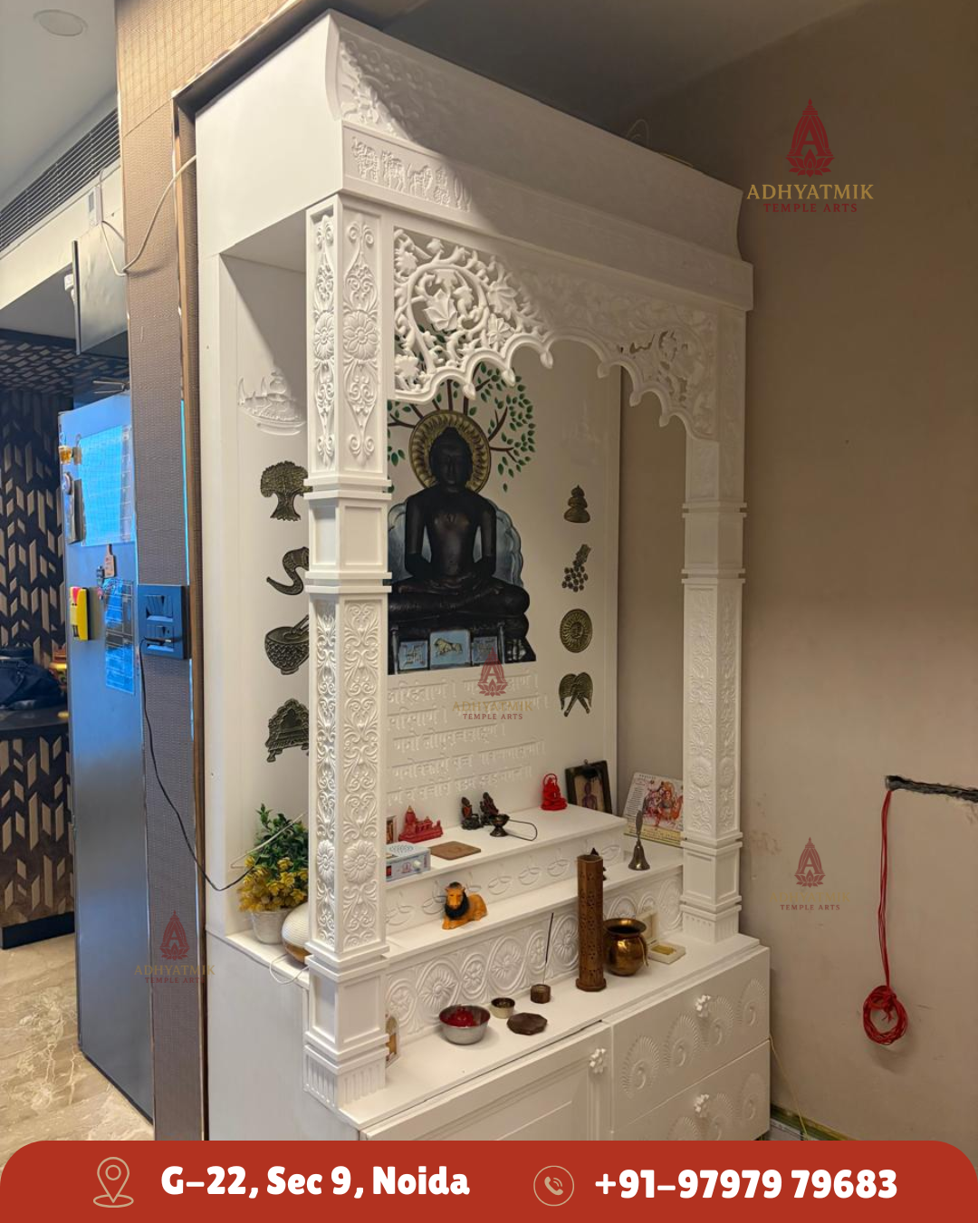 Customize Colorful Jain Mandir img2 - Adhyatmik Temple Arts