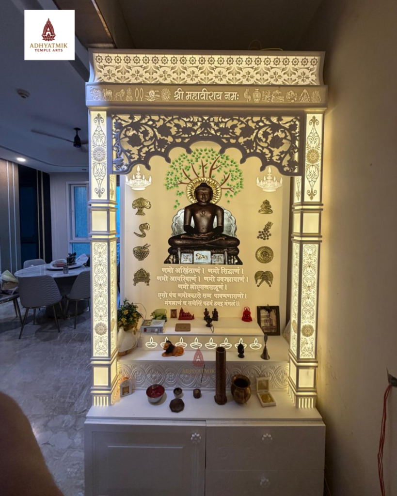 Jain Custom Corian Mandir 2 - Adhyatmik Temple Arts