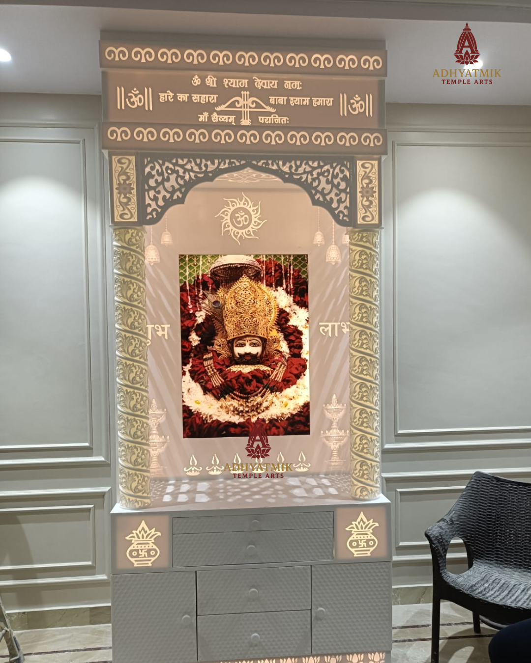 Traditional Khatu Shyam Corian Mandir